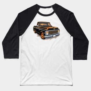 Chevy 1969 Lowrider Pickup Baseball T-Shirt